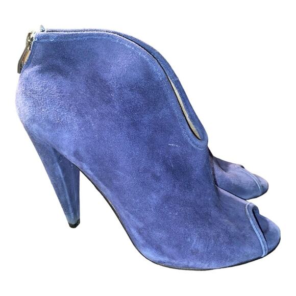 Vince Camuto Size 6 Blue Suede Heel - Picture 3 of 5